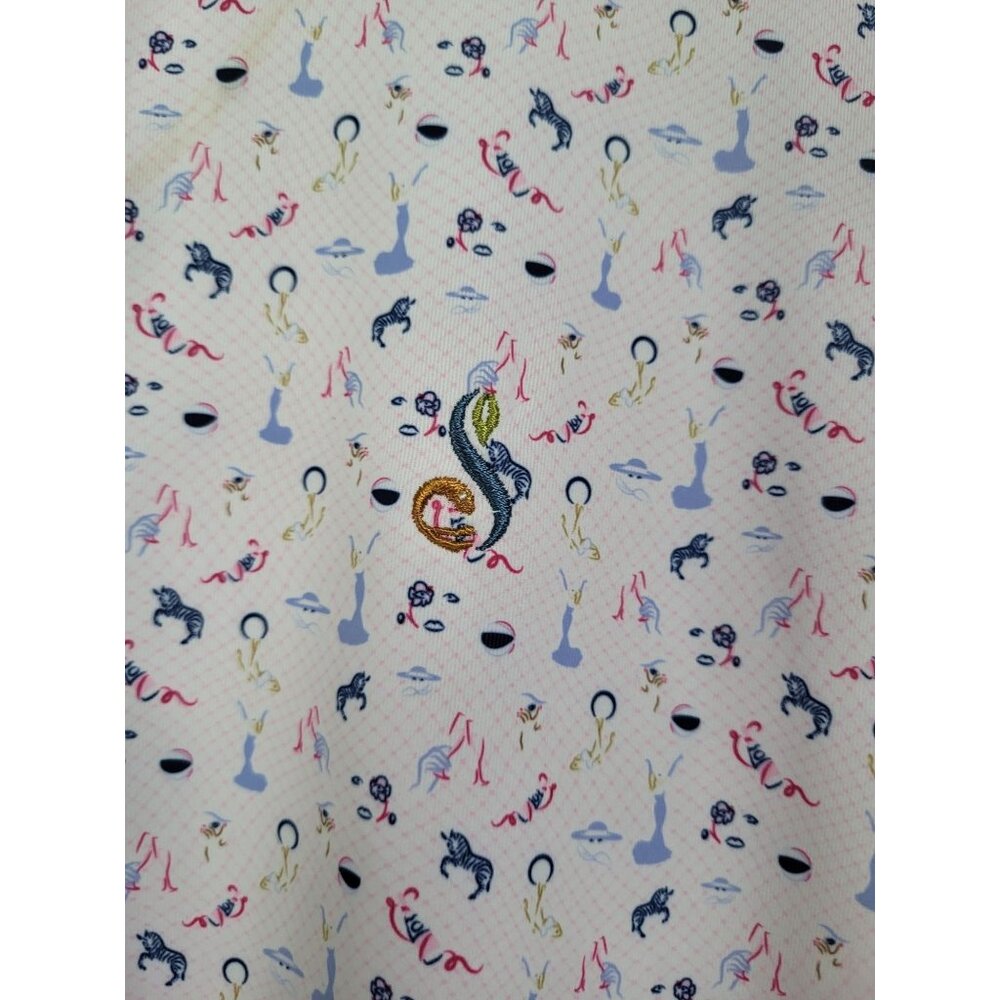 Peter Millar Women's SZ M Sleeveless Polo Tank Top Golf Athleisure Logo UFP 50+ - Picture 3 of 8